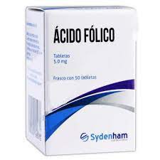 Farmacias del Ahorro, Acido folico 5 mg oral 20 tabletas