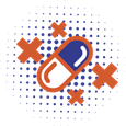 Se muestra un farmacéutico buscando un medicamento en particular que fue solicitado vía Farmasoluciones.